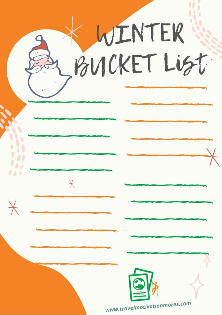 Blanco winter bucket wish list